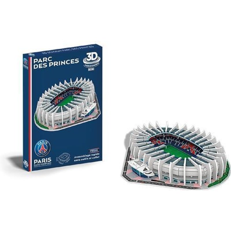 Megableu - Mini Puzzle 3d Psg Parc Des Princes - Multicolore