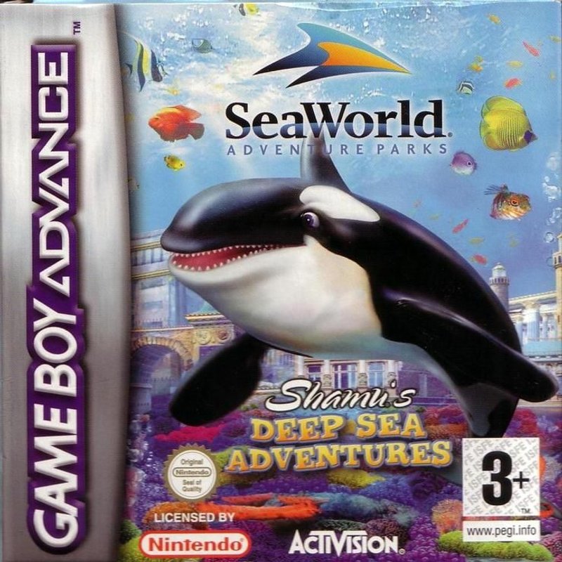 Seaworld Adventure Parks Shamu's Deep Sea Adventure Game Boy Advance