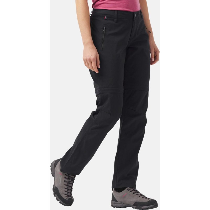 Odlo Pantalon De Randonnée Convertible Wedgemount Pour Femme, 40, Black