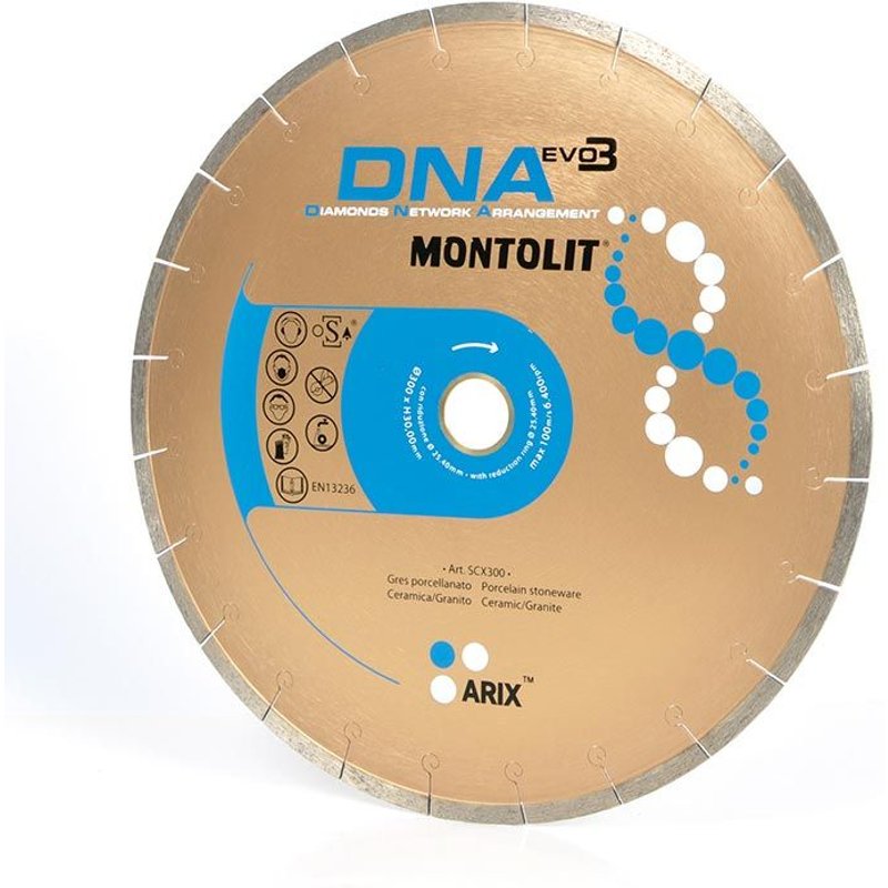 Disque diamant segmenté SCX - Ø 300 mm - grès vitrifié/céram/granit - RAIMONDI - 48166