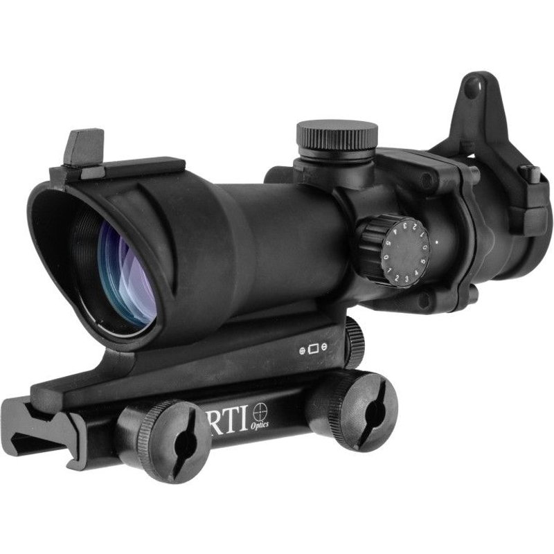 Red Dot Point Rouge Type Acog - Rti Optics - Noir