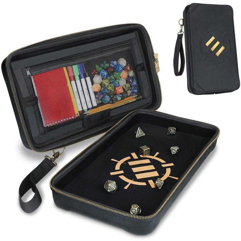 Enhance Tabletop Community Dnd Dice Rolling Tray - Porte-Dés Et Stockage Pour Jusqu'à 500 Dés Rpg