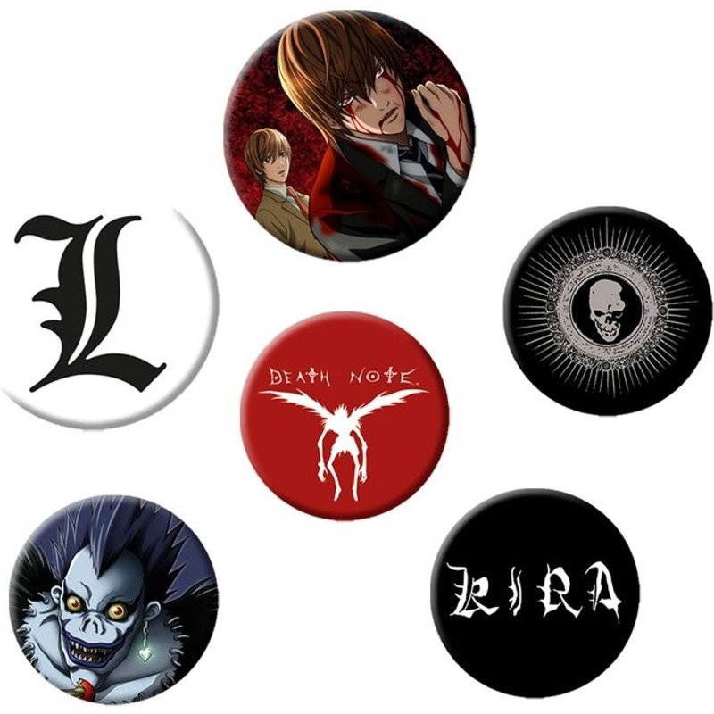 Gb Eye - Bp0641 - Death Note Mix Lot De Badges