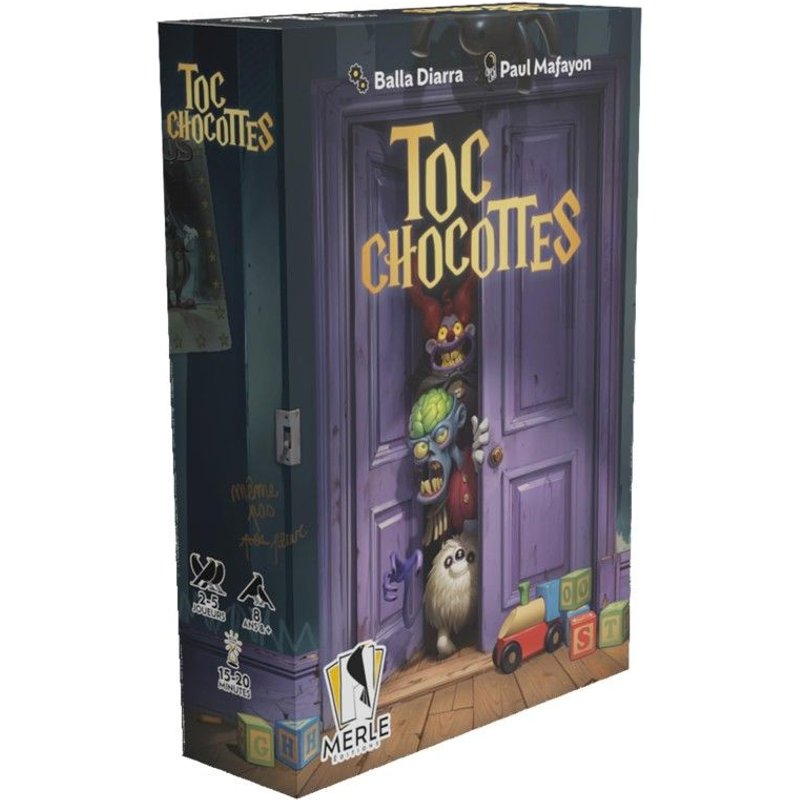 Merle Éditions Toc Chocottes - Jeu De Société Familial - Dès 8 Ans - Jeu De Mémoire Et De Prise De Risque