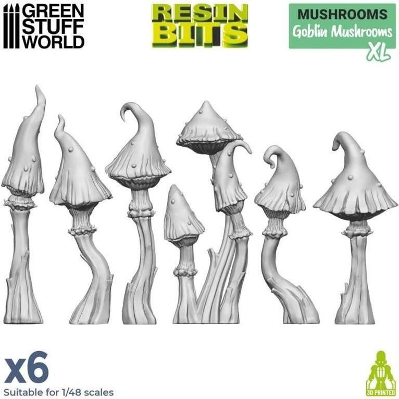 Green Staff World Gswd-12961 Non-Scale 3d Print Set Goblin Mushroom Xl 3d Printer Kit