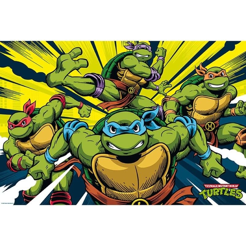 Abystyle Gbeye - Tortues Ninja Poster Tortues En Action (91.5x61)