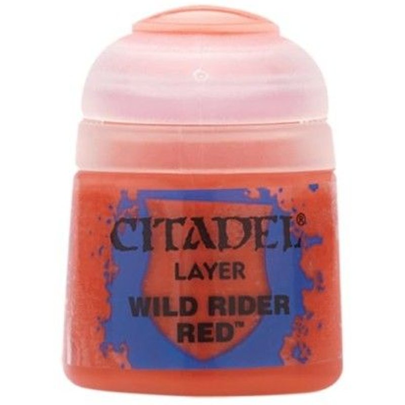 Peinture Citadel Layer Wild Rider Red (12ml) - Games Workshop - Peinture Pour Jeux De Table - Classique - Unisex