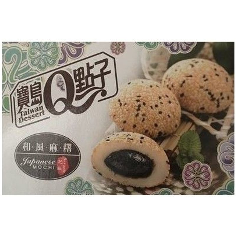 Royal Family Japanese Rice Cake Mochi, Sesame, 7.41 Ounce (Pack Of 24)