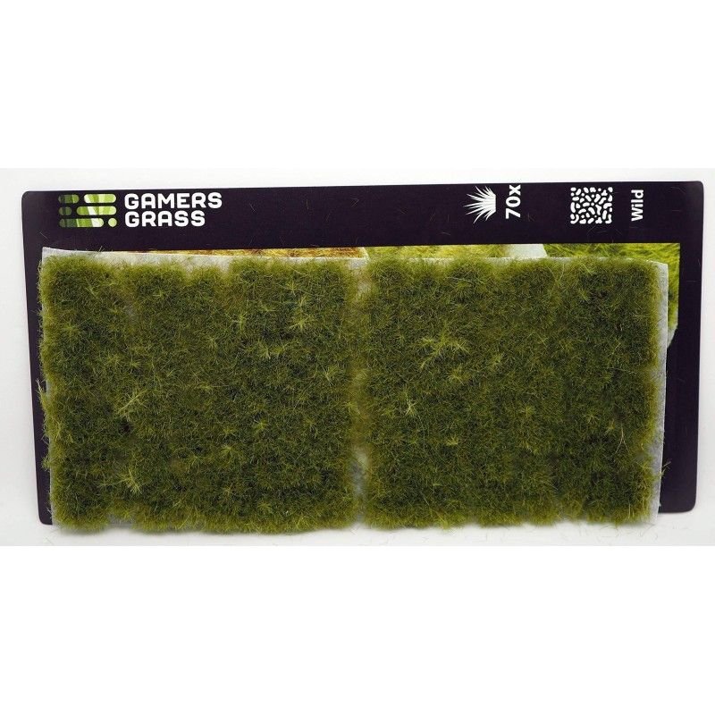Gamers Grass: Grass Tufts Ggd6-Dg Dense Green (6 Mm)