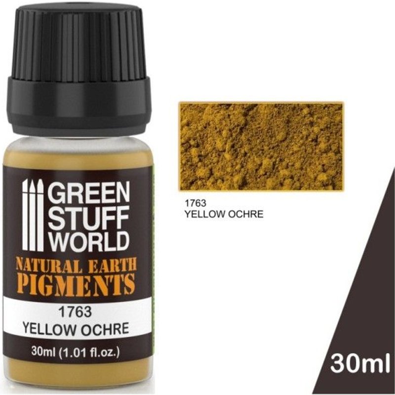 Green Stuff World Rust Pigment For Modeling Miniatures - Yellow Ochre Oxide 1763