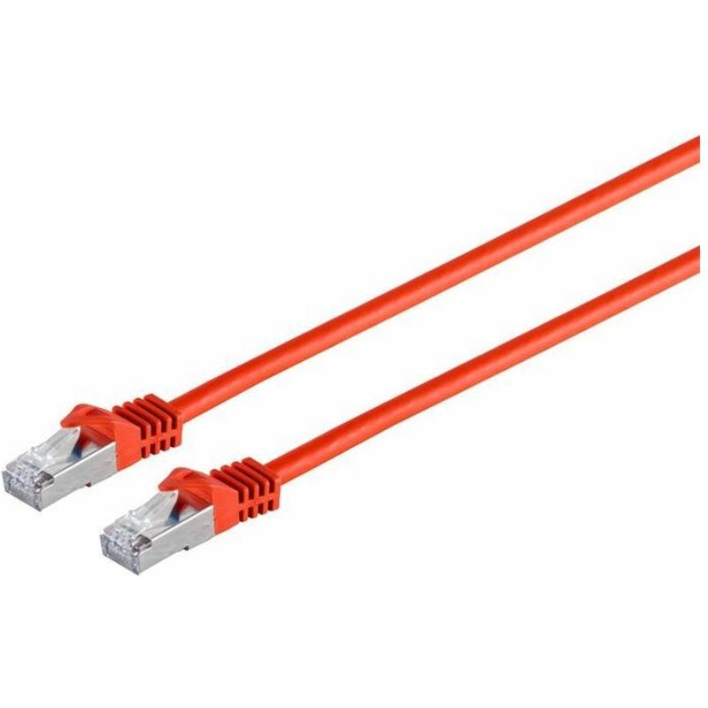 MicroConnect - Câble réseau - RJ-45 (M) pour RJ-45 (M) - 1 m - SFTP - CAT 7 - sans halogène, sans crochet - rouge