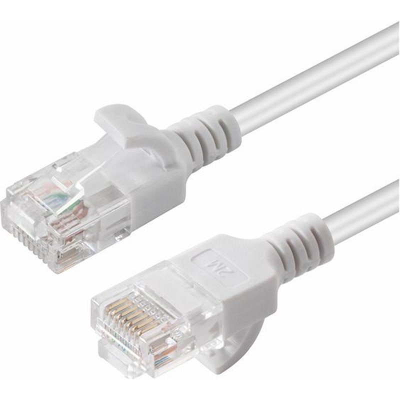 MicroConnect - Câble réseau - RJ-45 (M) pour RJ-45 (M) - 2 m - UTP - CAT 6 - bloqué - blanc