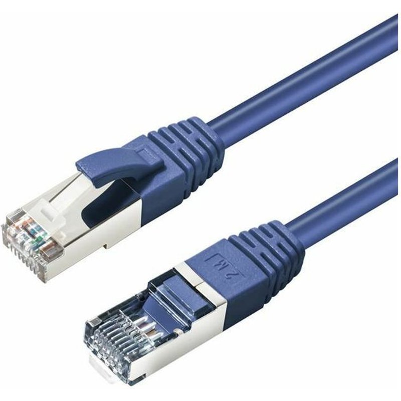 MicroConnect - Câble réseau - RJ-45 (M) pour RJ-45 (M) - 15 m - Paire torsadée blindée (SSTP) - CAT 6 - sans halogène, bloqué - bleu