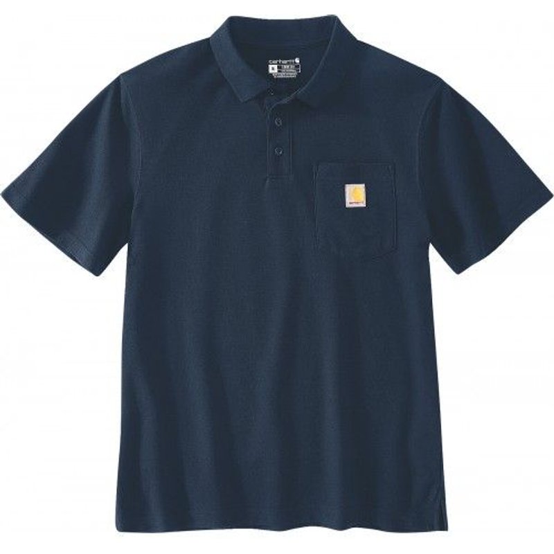 Polo de travail Ă manches courtes Sleeve pocket - bleu - S CARHARTT