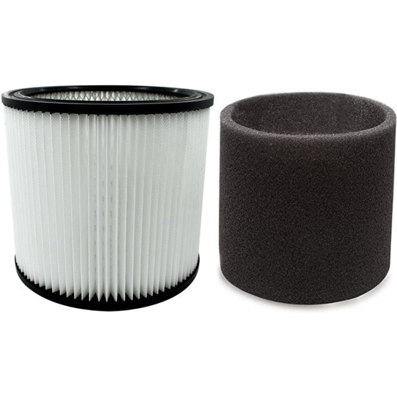 Pour shop-vac 90350 90304 90333 filtre cartouche filtre coton filtre accessoires (1 filtre + 1 filtre coton)