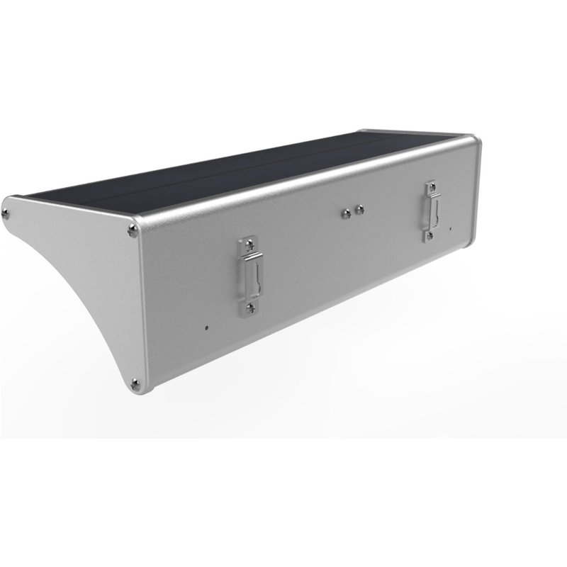 Applique solaire avec détecteur de mouvement IP65 (1100Lm 4000K A++) Gris - Voltman