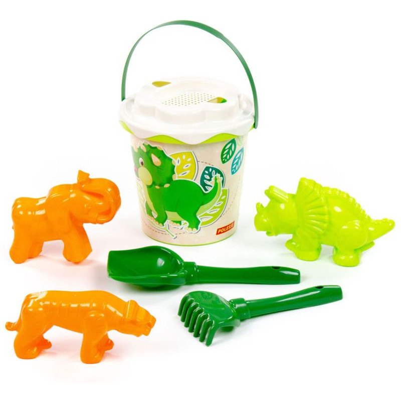 Seau Plage + 6 Acc Dinosaure