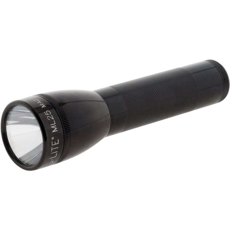 Lampe torche LED ML25LT pack de sécurité - IPX4 - 2 piles Type C - 192 lumens - 16.8cm - Noir - Maglite