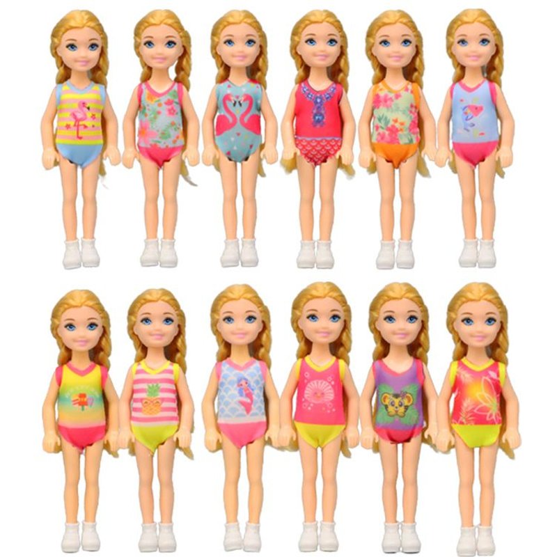 12 Pièces Little Kelly Doll Clothes Maillots De Bain D'été Yitian Doll Clothes
