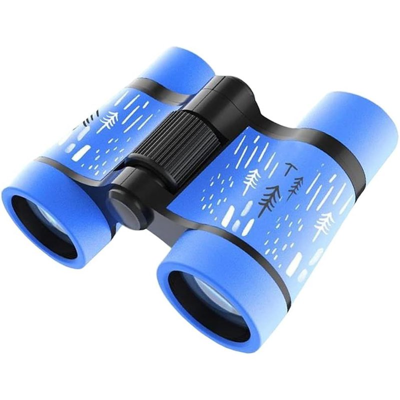 4x Jumelles Pour Enfants 3 7 Ans (Bleu), Jouets Petites Jumelles, Observation Des Oiseaux En Plein Air Explorer Antichoc Safari Aventure Jumelles Éducatives Pour Enfants