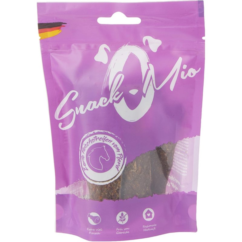 Venandi Animal Snack Mio Fines Lani Res De Viande De Cheval Produits Mâcher Premium Pour Chiens - 125 G