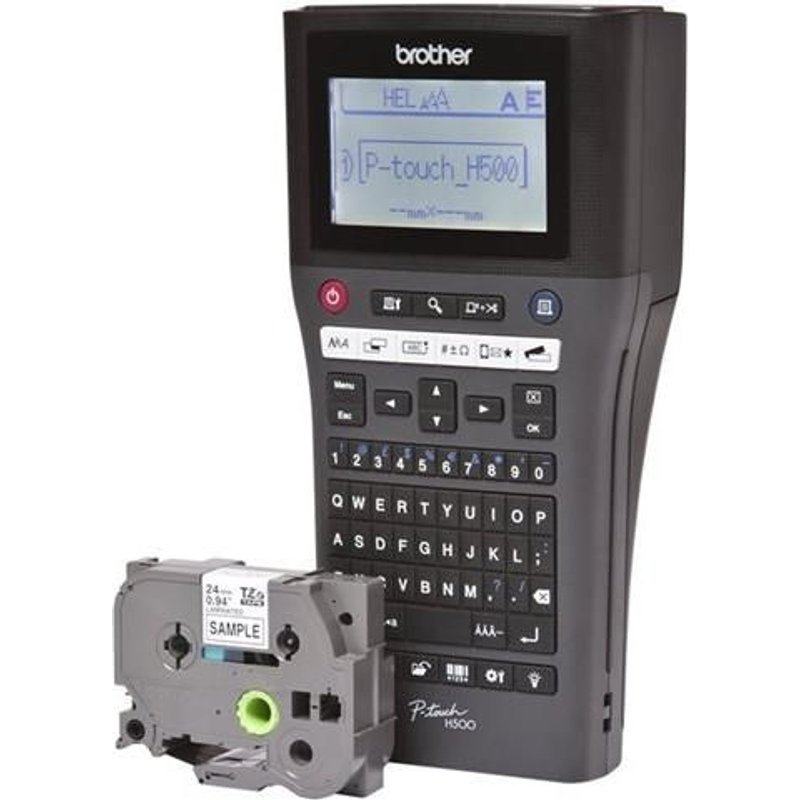 Brother P-Touch PT-H500 - Étiqueteuse - Noir et blanc - transfert thermique - Rouleau (2,4 cm) - 180 dpi - jusqu'à 30 mm/sec - USB 2.0 - outil de coupe