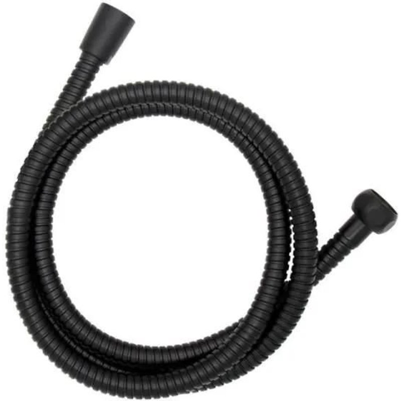Flexible de douche - WENKO - Noir - 150 cm - Anti-torsion - Inox