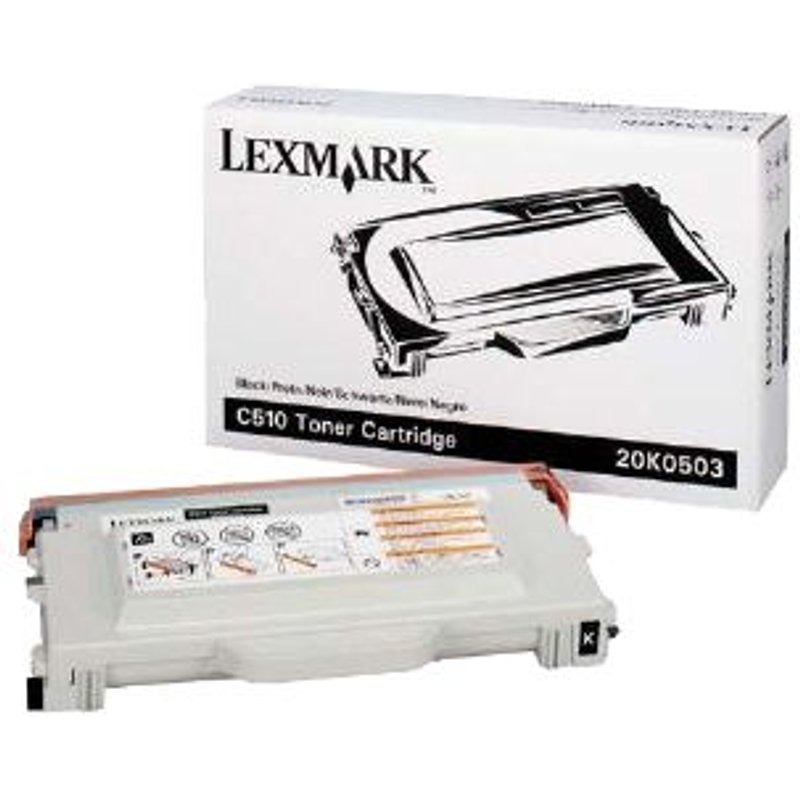 Lexmark - Noir - original - cartouche de toner - pour Lexmark C510, C510dn, C510dtn, C510n, C510tn