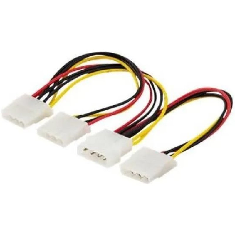 SAVIO Câble dalimentation 1x IDE Molex 4 broches (fiche) 0,18 m. - SAVAK-16