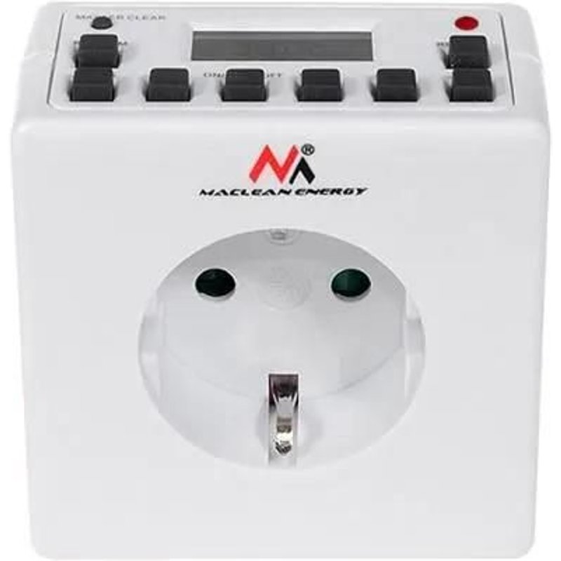 Programmateur électrique - Maclean - MCE30G - 10 programmes - Protection enfants - Affichage numérique