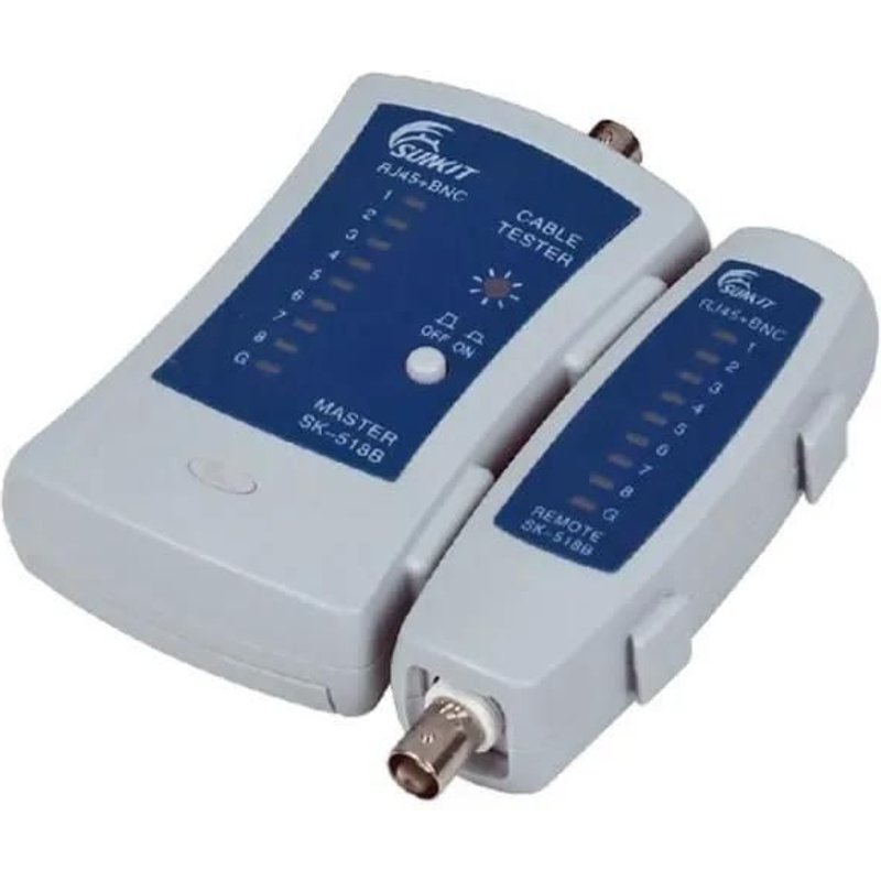 Testeur PoE - ALANTEC - NI007 - Bleu - RJ-11/RJ-12/RJ-45 - Test de continuité