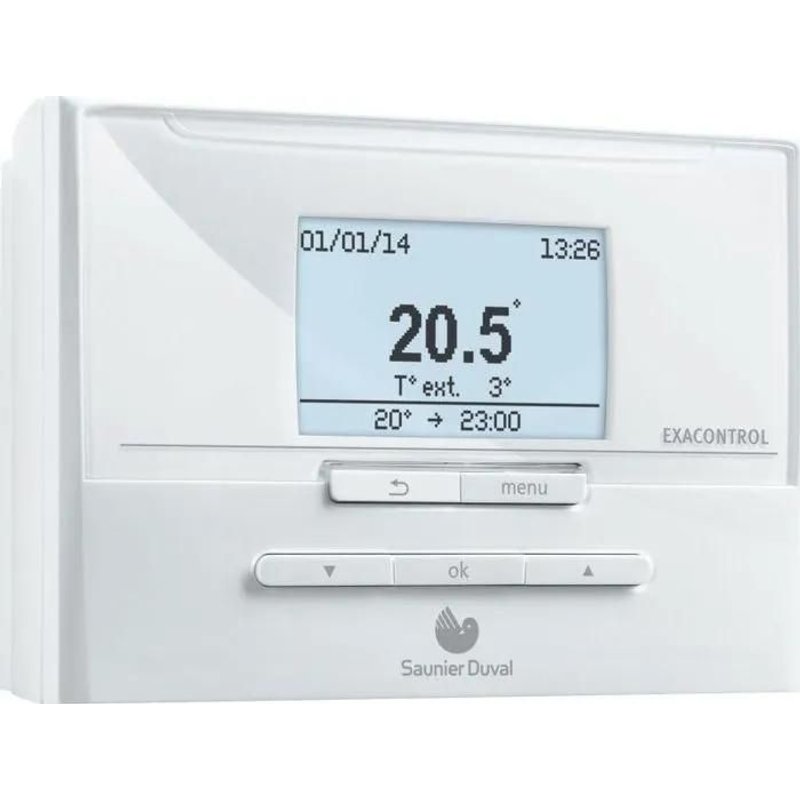 Saunier duval - 0020118088 - Régulateur de température avec programmateur hebdomadaire Exaco Ntrol E7 (S)