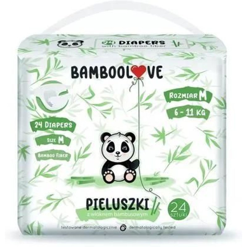 Couche Bamboolove Taille M (6-11kg) 24 Couches