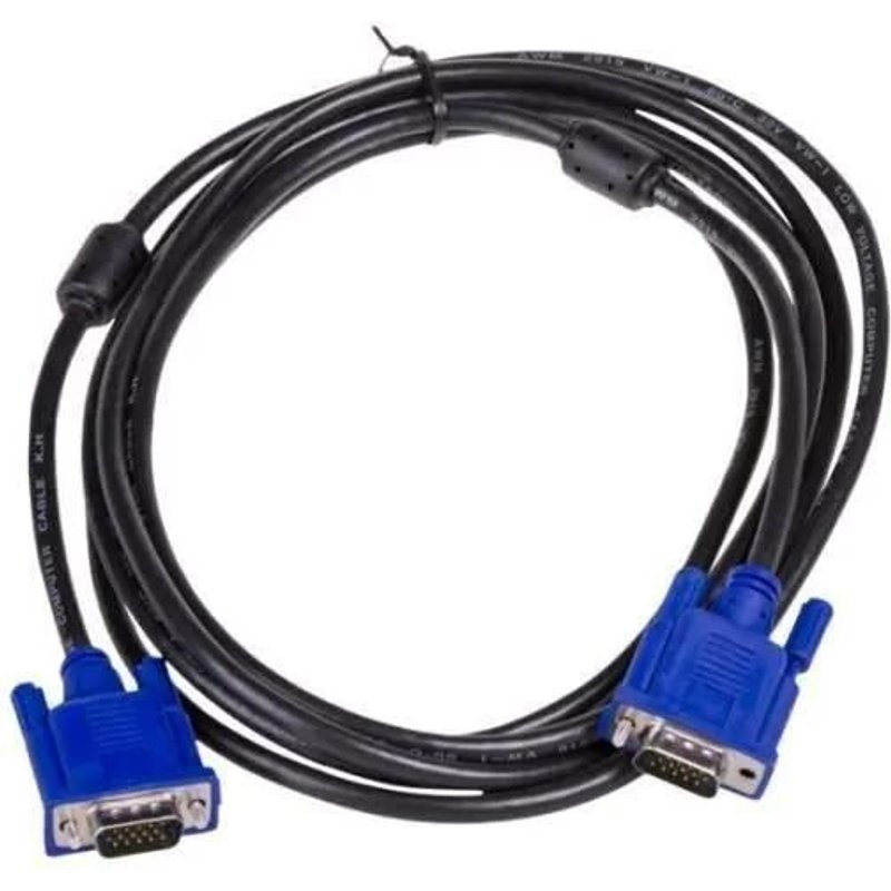 Câble VGA - Akyga AK-AV-07 - 3m - Noir - 2 noyaux en ferrite