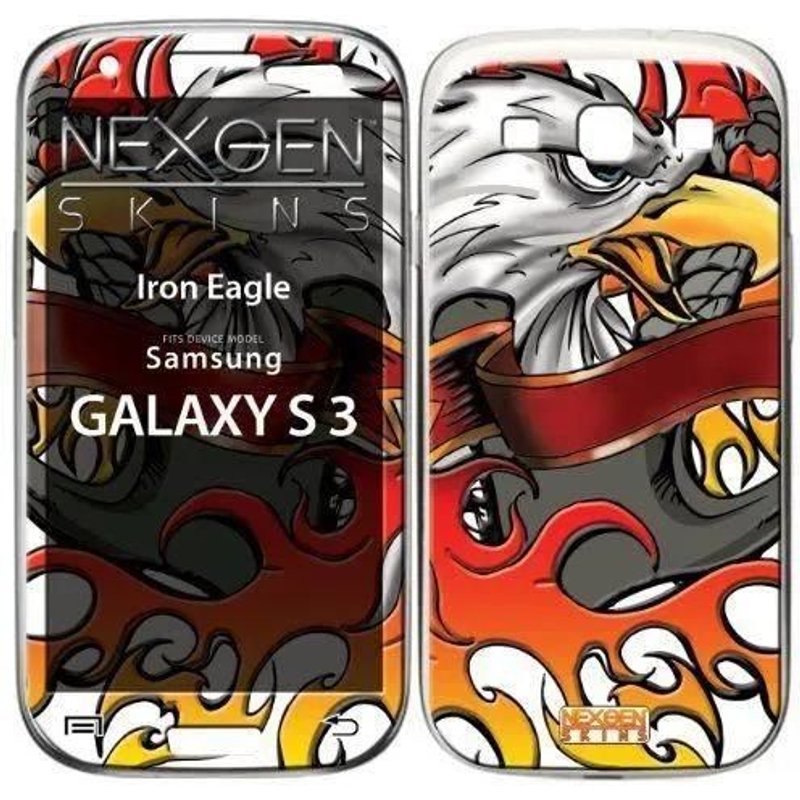 Nexgen Skins gal30009Iron Eagle 3D Dimensional Skin Case pour Samsung Galaxy S3 - 0081159122423