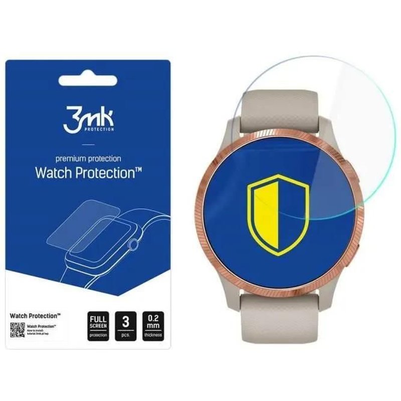 Protection écran montre smartwatch 3MK Garmin Venu - ARC - transparent - TU