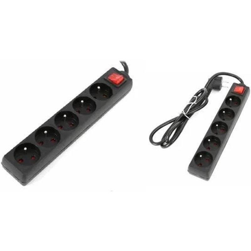 RALLONGE FIESTA 1,5M 5 PRISES TYPE E FRANCE NOIR