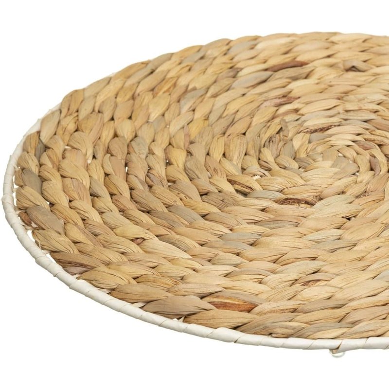 Set De Table En Jacinthe Osier Naturel Ø 35 Cm