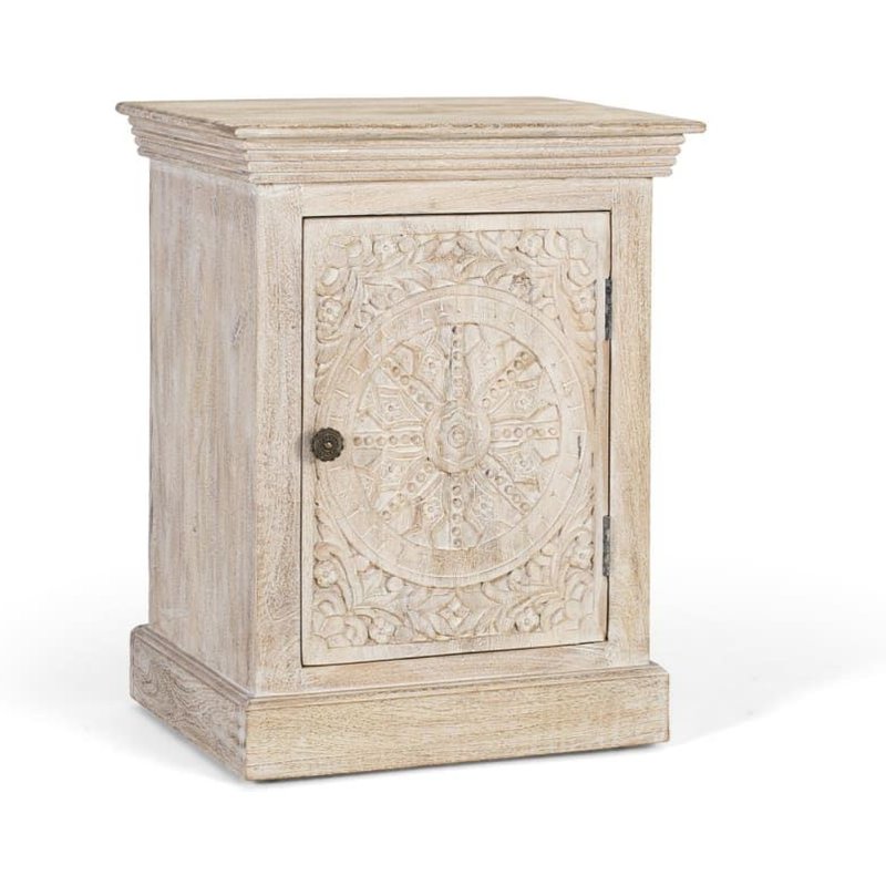 Petite Table En Bois De Manguier Finition Sable