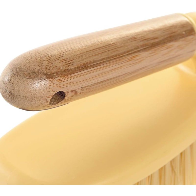 Brosse vaisselle bambou et plastique 14.5x6.5x10cm
