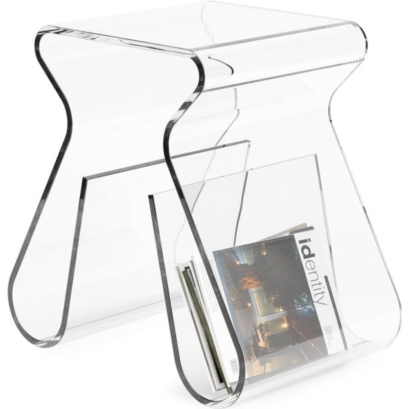 Table D'appoint-Chevet Range-Magazines Acrylique