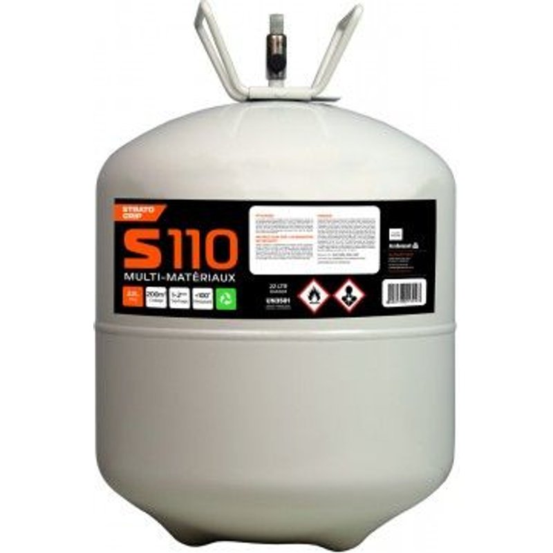 Bonbonne de colle pistolable multi-matériaux STRATOGRIP S110 - 22L ARDEMAT