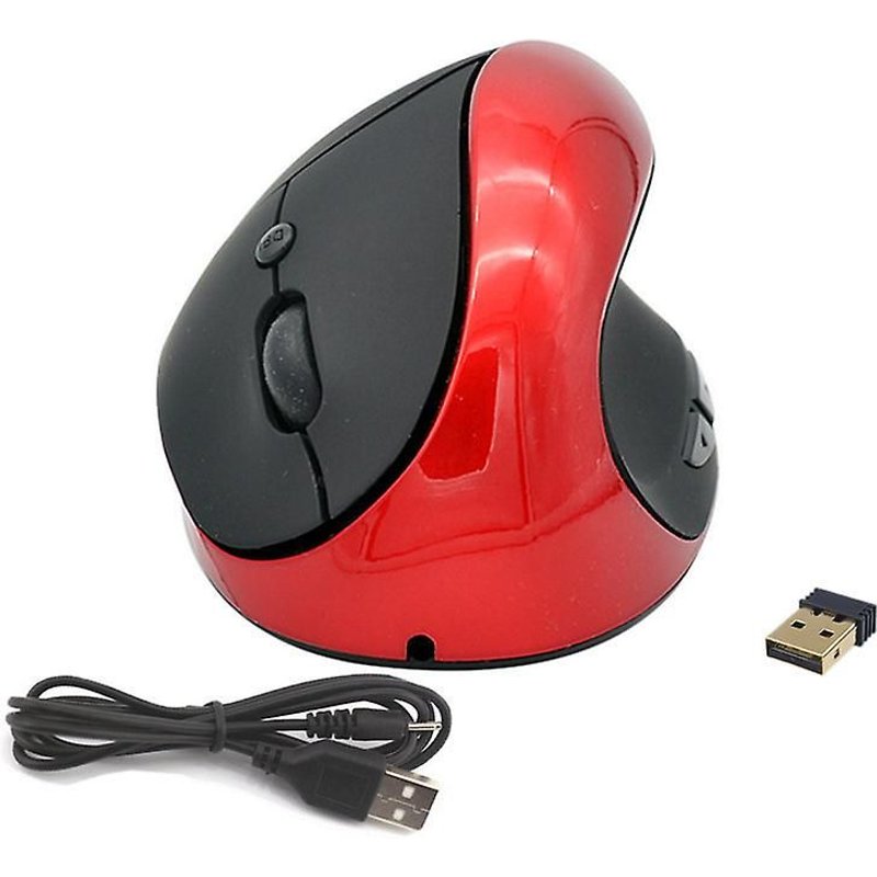 Souris optique ergonomique verticale sans fil 2,4 g Souris rechargeable sans fil ergonomique