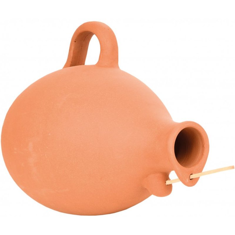 Bouteille De Nidification D'oiseaux - L 13,6 X L 24,5 X H 17,3 Cm - Orange