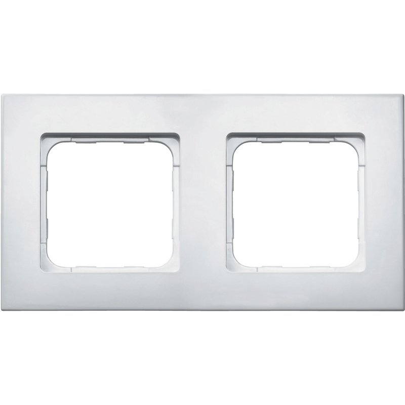 SOMFY 9015238 - Cadre double blanc laqué - Pour commandes murales Smoove