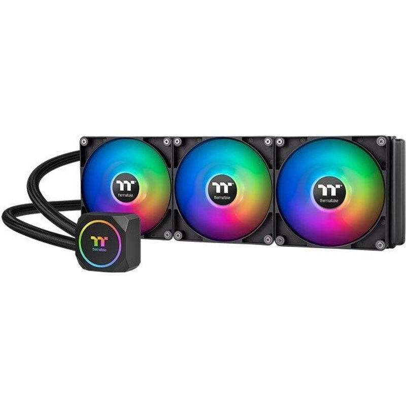 Thermaltake TH420 ARGB Sync All-In-One Liquid Cooler - Watercooling - Noir - Connecteur de ventilateur PWM Ă 4 broches