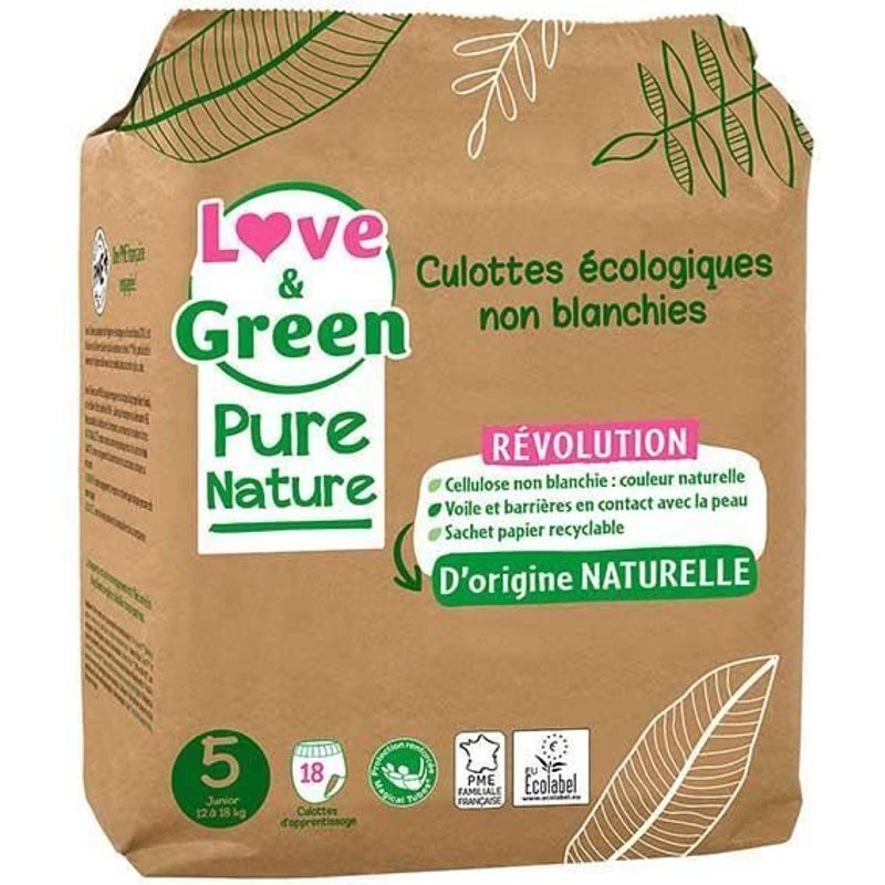 Pure Nature Culottes Écologique T5 De Love & Green