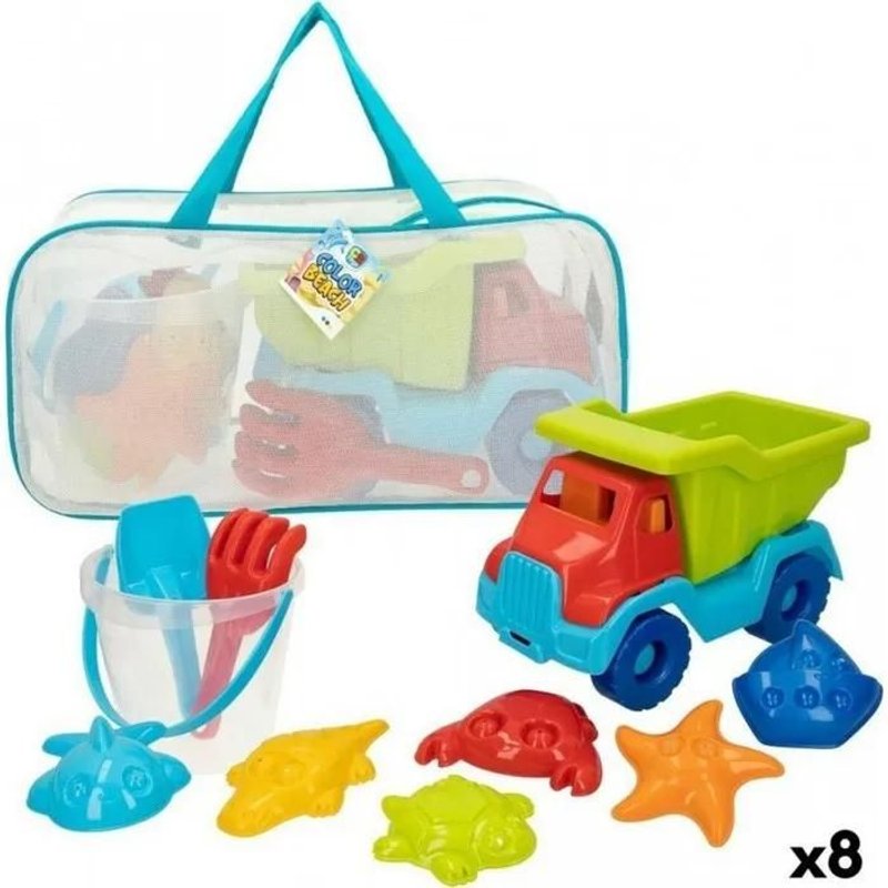 Nc Set De Jouets De Plage Colorbaby Polypropylène (8 Unités)