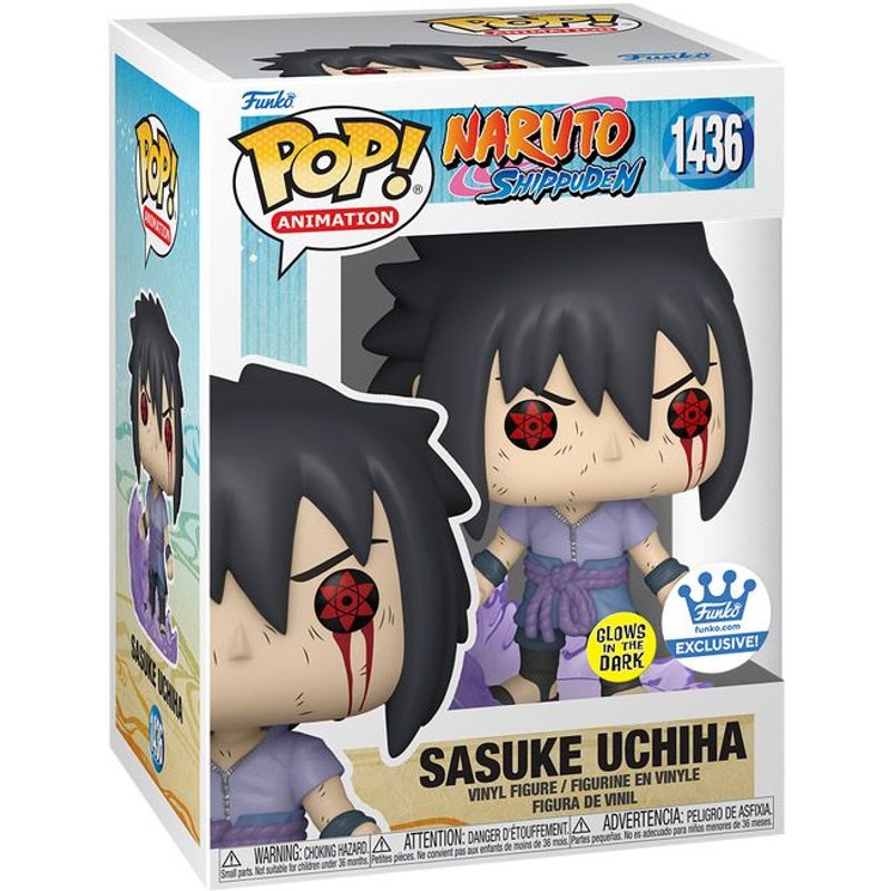 Figurine Funko Pop - Naruto N°1436 - Sasuke Uchiwa - Glow In The Dark (74368)