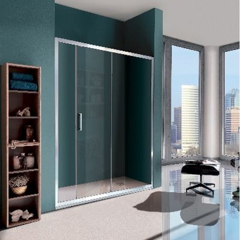 1 X CABINE DE DOUCHE-BAIN SAMO CRISTAL 137-141 cm / Ouverture 58 cm